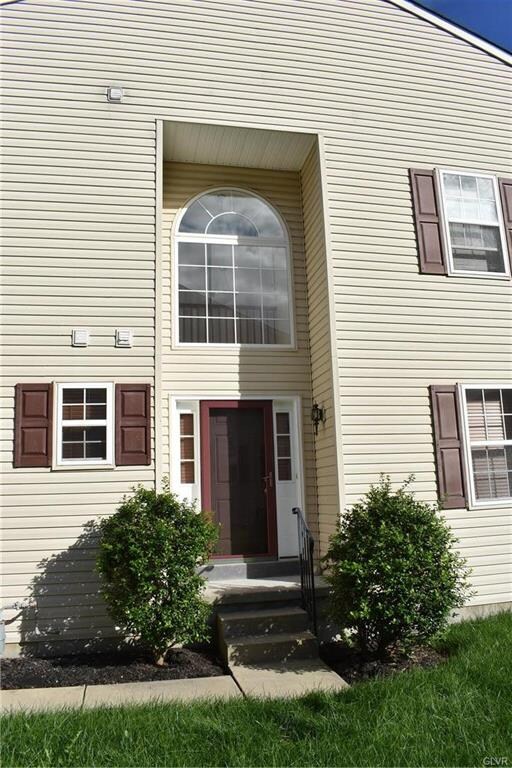 Front Door with 2 story overhang