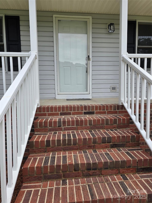 Welcoming front steps