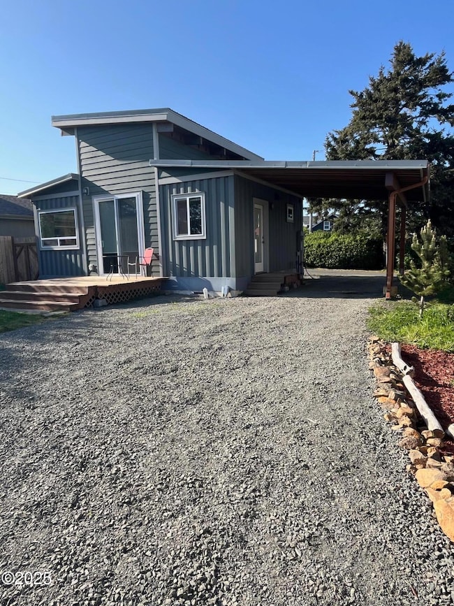 Backside of home