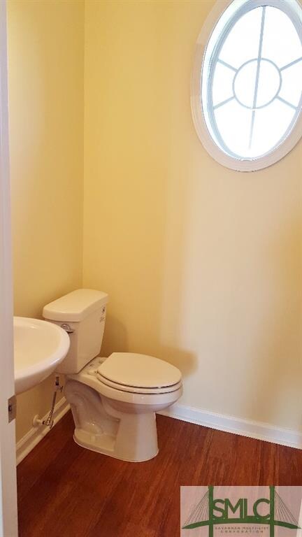 Half bath on lower level