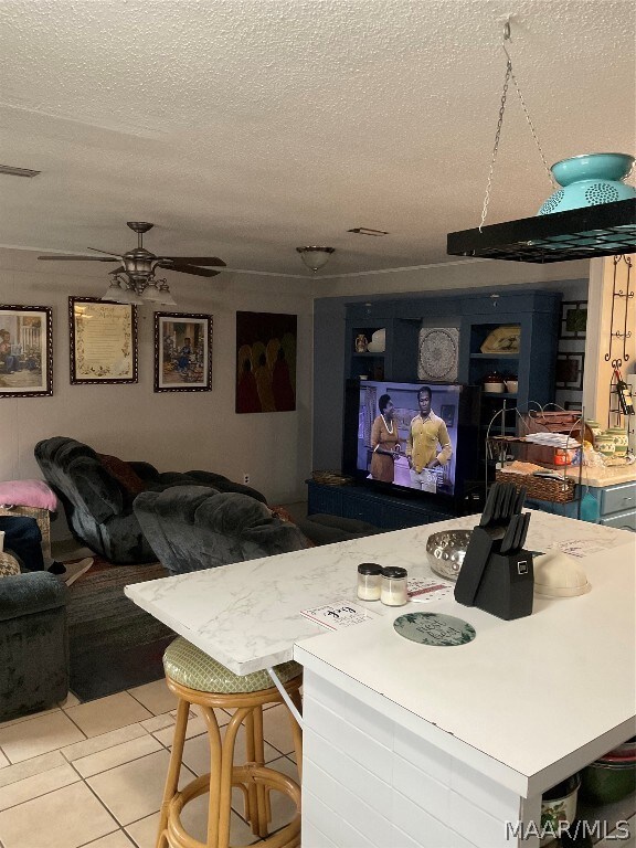 Kitchen view of drop down Den