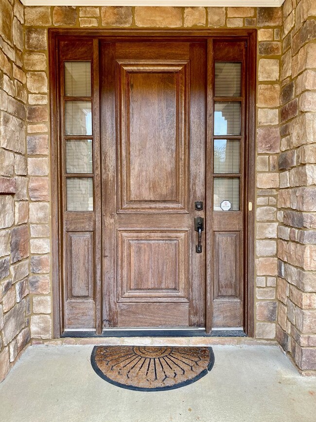 Gorgeous solid wood front door