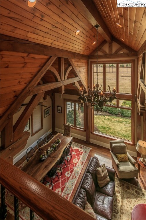 View from second floor walkway