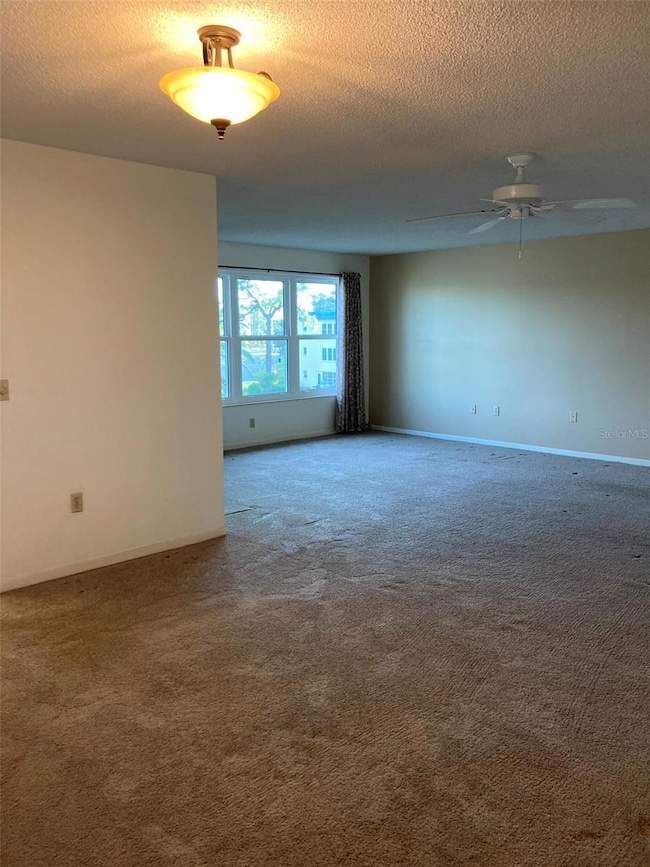Spacious living room and dining area