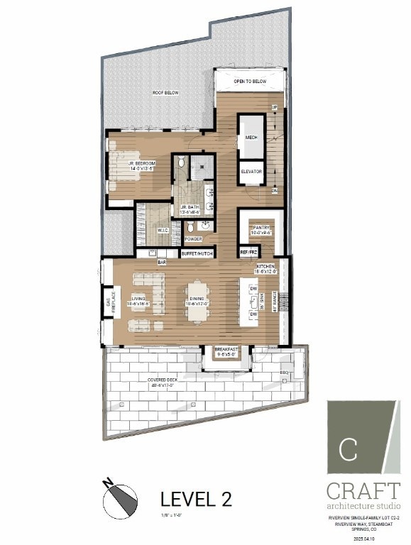 Floor plans of house drawn for this lot. For marke