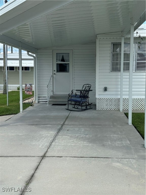 View of patio