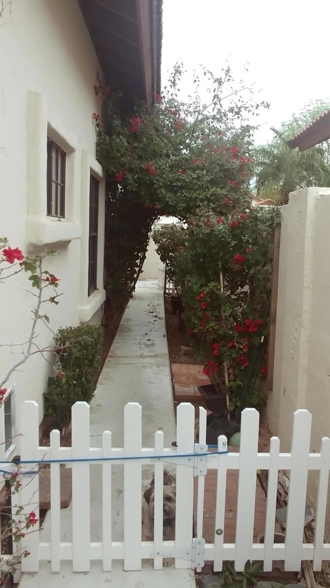 Walk to back yard