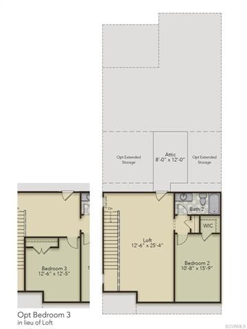 SECOND FLOOR - This home includes the 3rd bedroom 