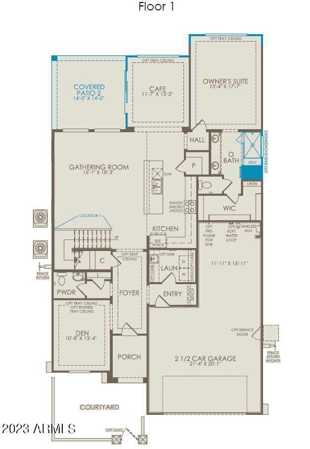 Floor Plan - 1st story