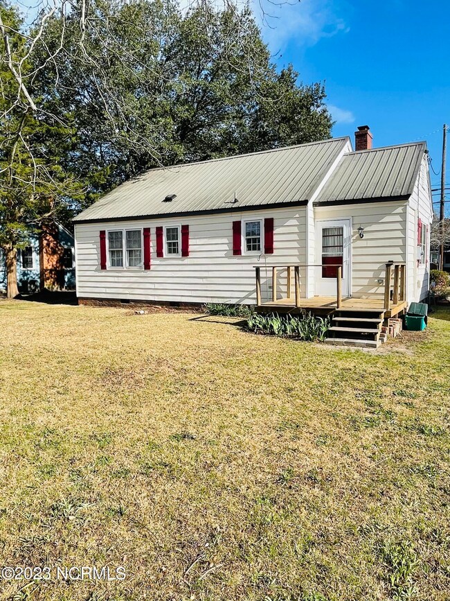 Back of property