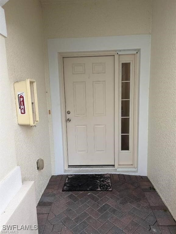 View of entrance to property