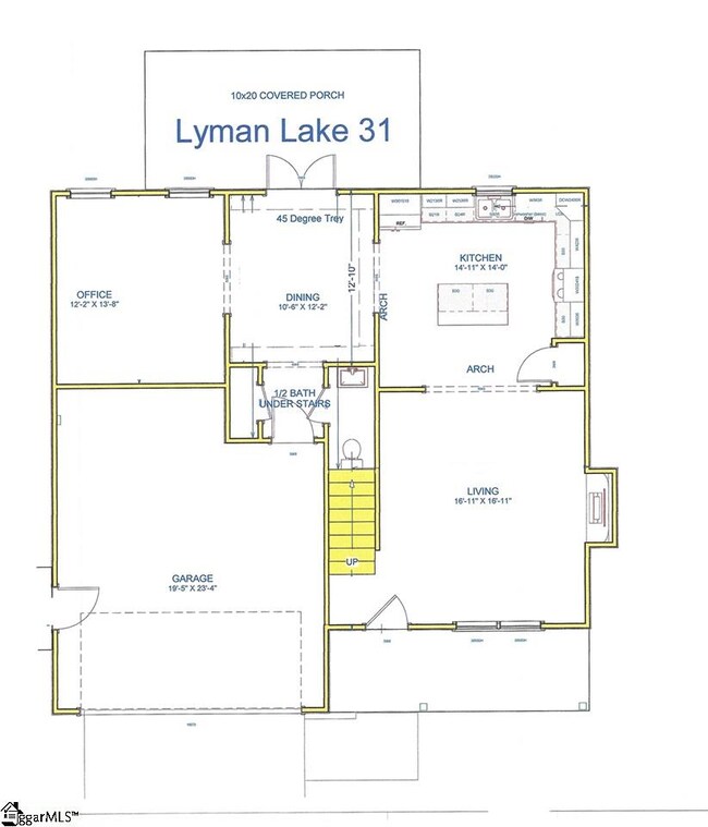 Large open concept - living...dining....kitchen...