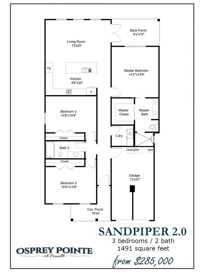 Sandpiper 2.0 Floor Plan