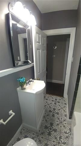 Hall bathroom