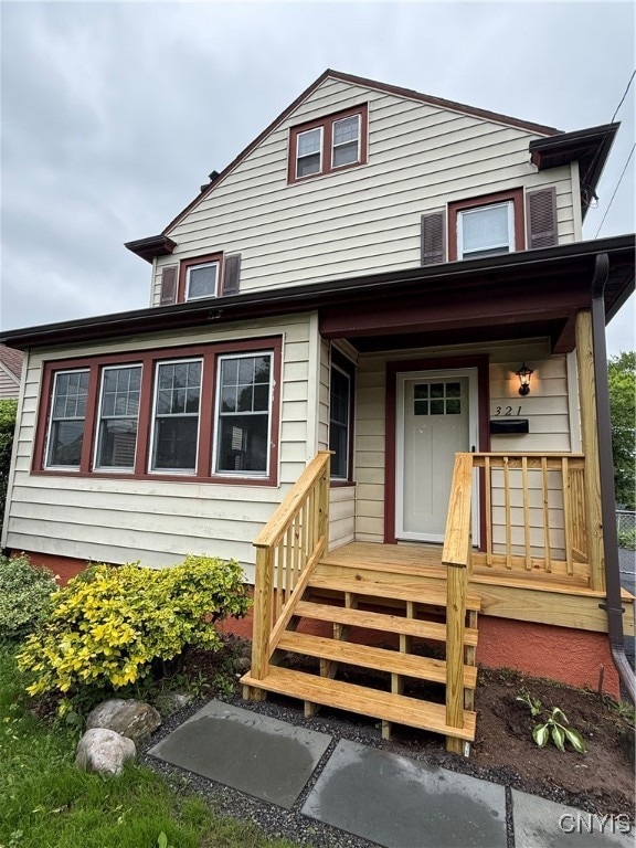 Relax on your covered porch
