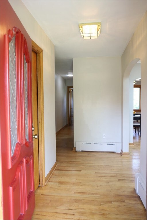 Inviting foyer.