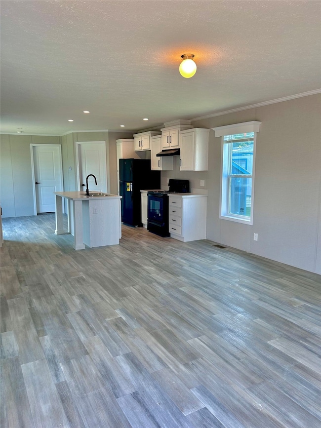 View of family room from front entrance.