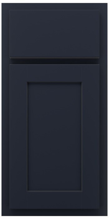Hatteras (navy) cabinets are for the secondary baths.