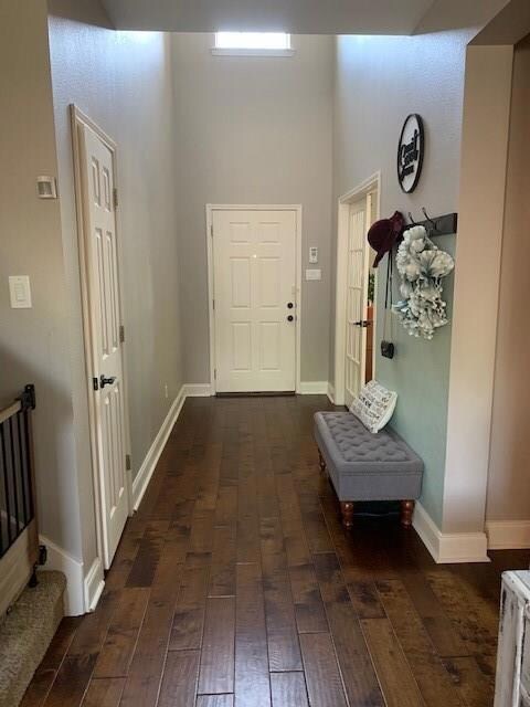 Front entry with office/bedroom with french doors 