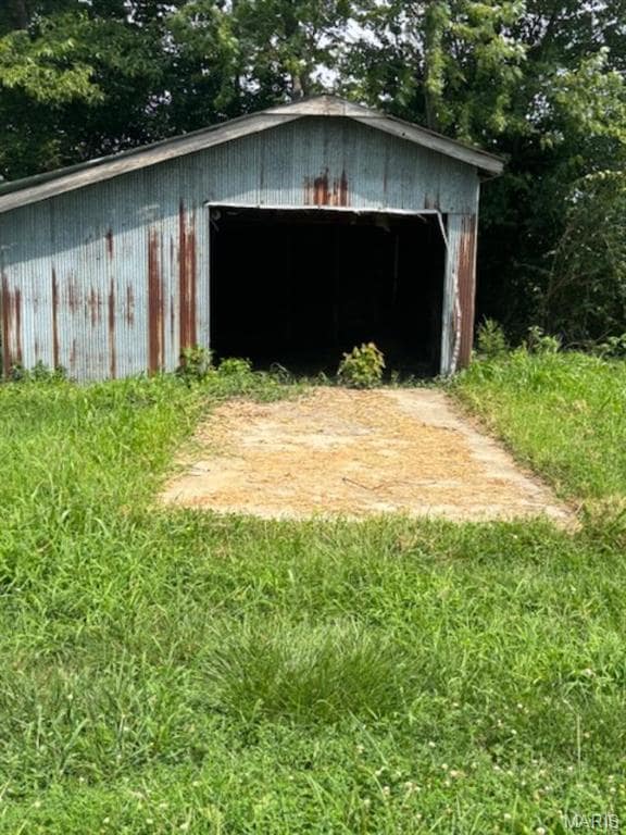 View of outdoor structure