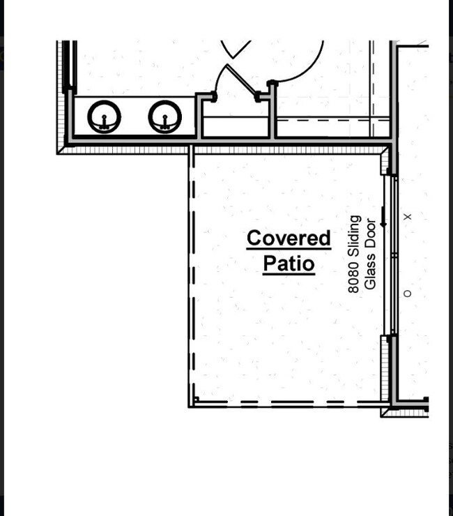 8ft Sliding Door