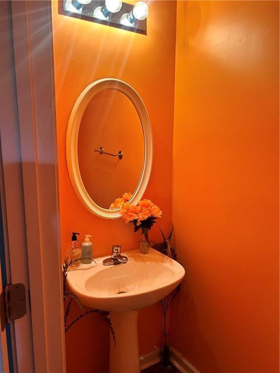 View of bathroom