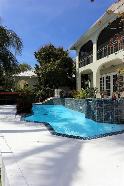 Beautiful large pool.  recently resurfaced.  Ready to swim!