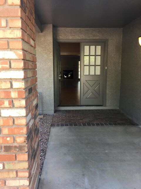 Covered Patio entry