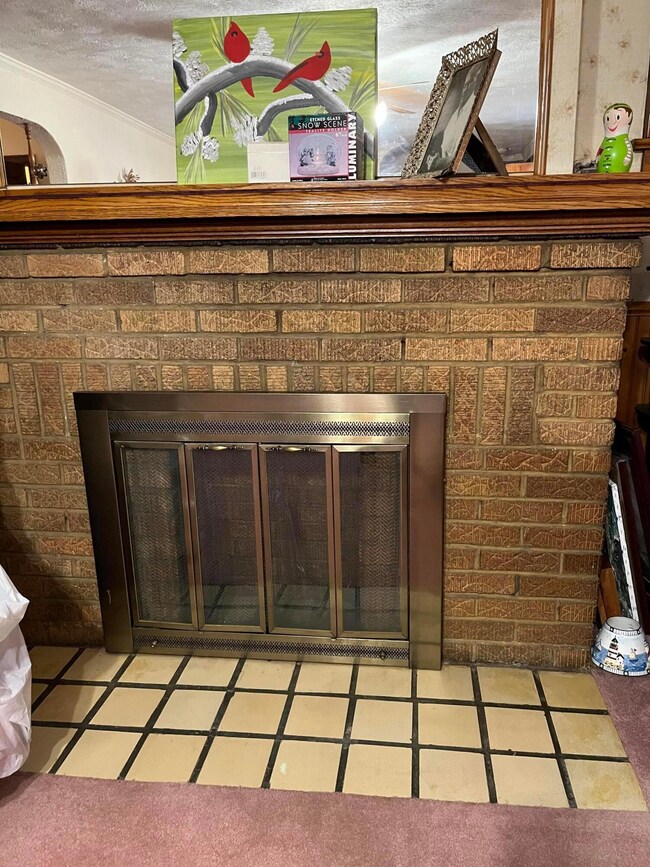 Original fireplace