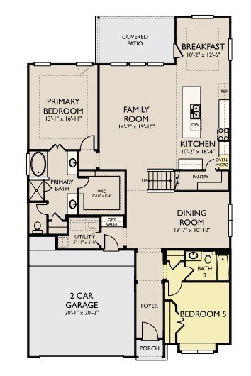 The Katy Floor plan