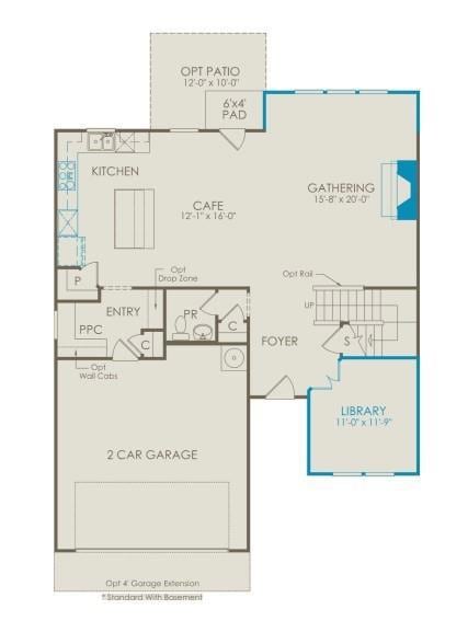 View of home floor plan
