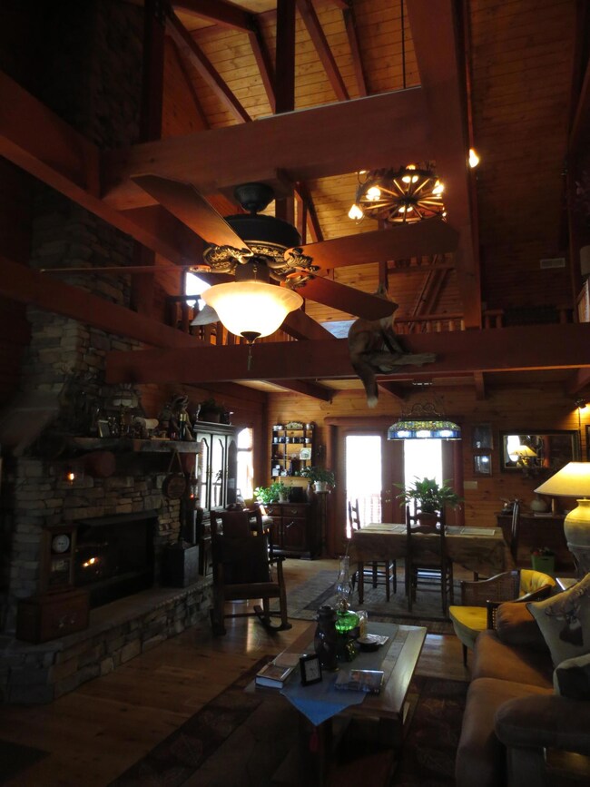 Open Floor Plan with Soaring Ceilings