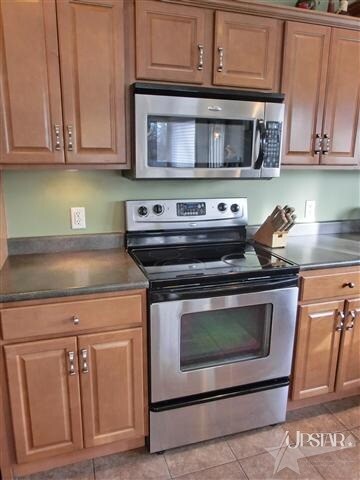 Stainless steel range & microwave