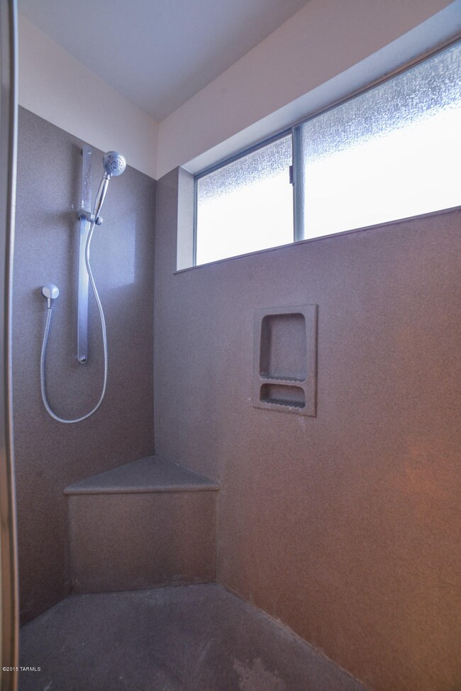 Master shower