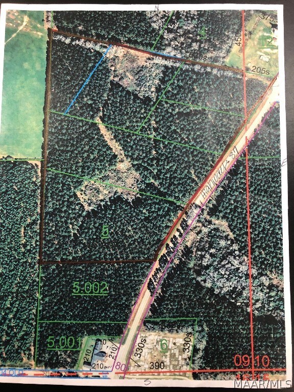 aerial of whole parcel
