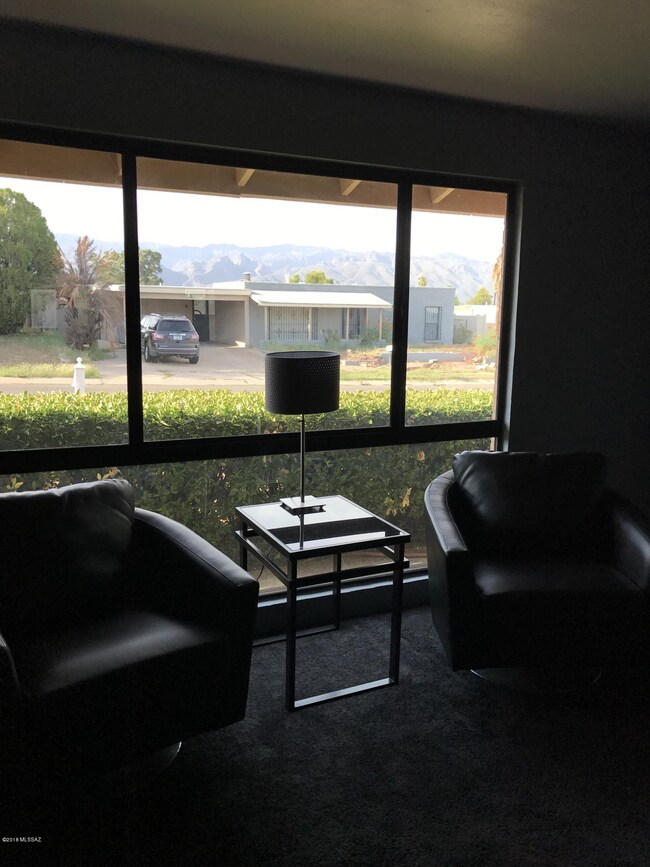 Large Windows to a Mountain View