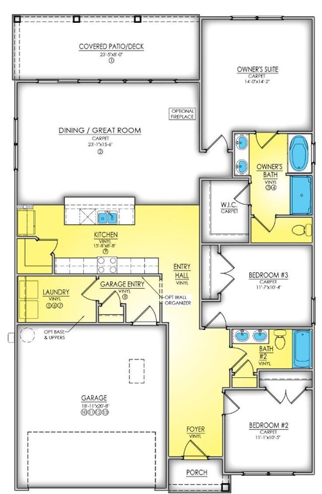 Floor plan / room layout