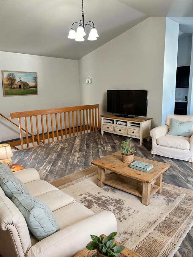 Living room - virtually staged