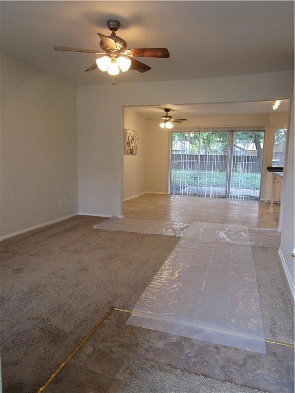 Looking directly into the home from the foyer area