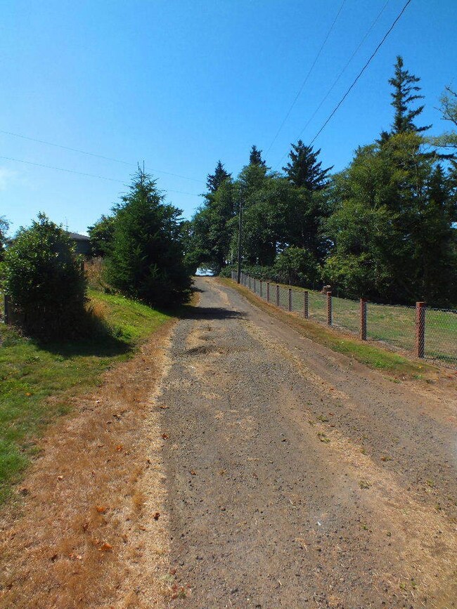 Looking West on Miller, lot on left