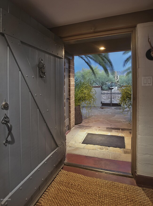 VIEW FROM FRONT DOOR OF MAIN HOUSE