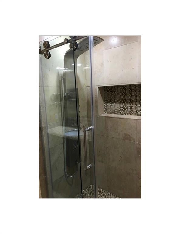 Master shower