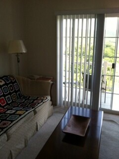 Sun room leading to patio