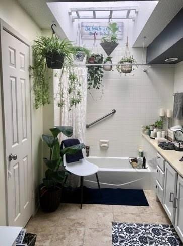 Full bathroom with vanity