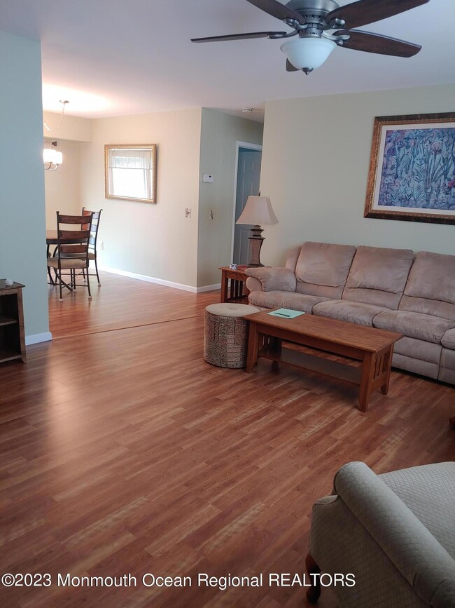 Living room from door