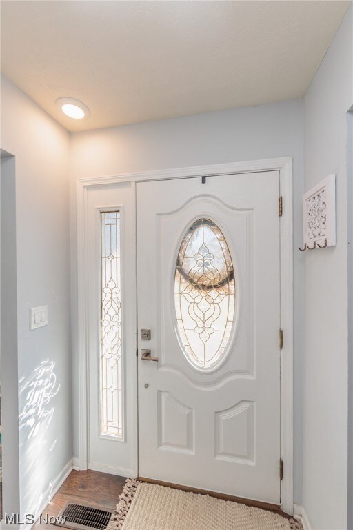 View of foyer entrance