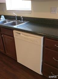 Included dishwasher appliance