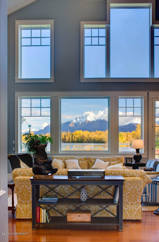 Pioneer Peak perfectly framed!