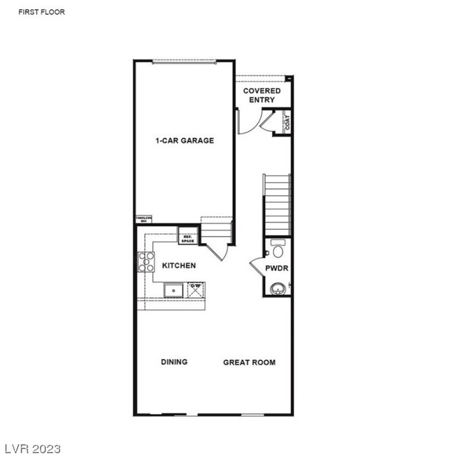 Floor-plan is representational only; actual home f