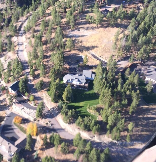 Aerial Lake House